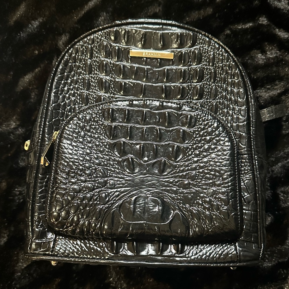 Black Brahmin Backpack Purse